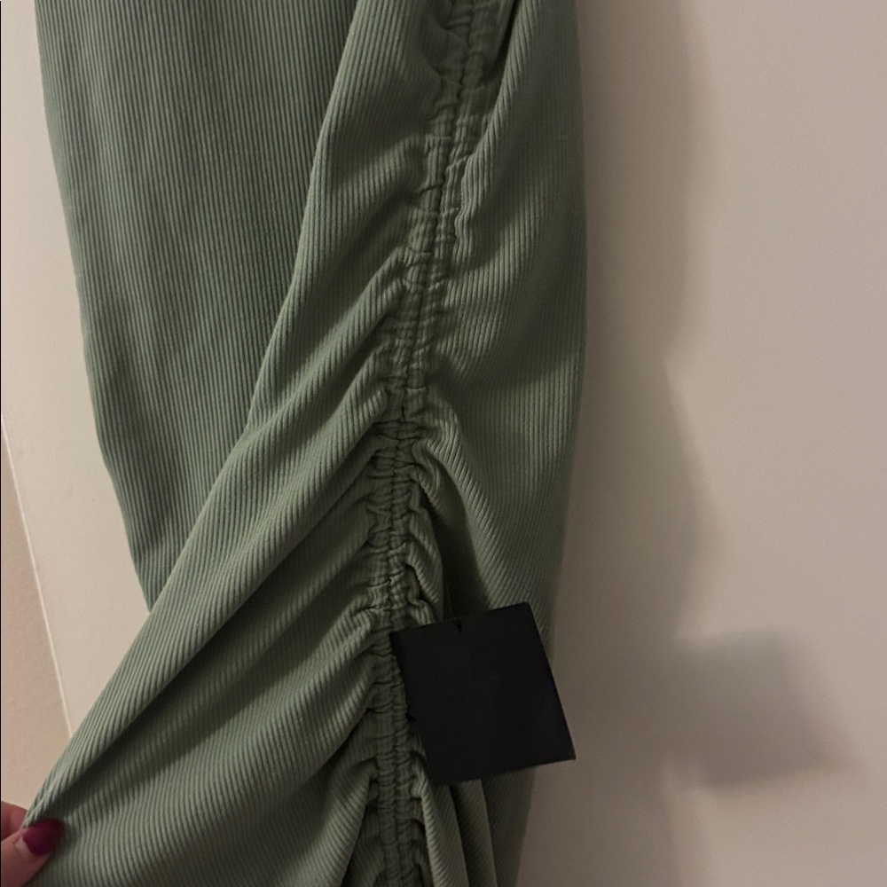 Lulu's Sage Ribbed Knit Top - Picture 4 of 4